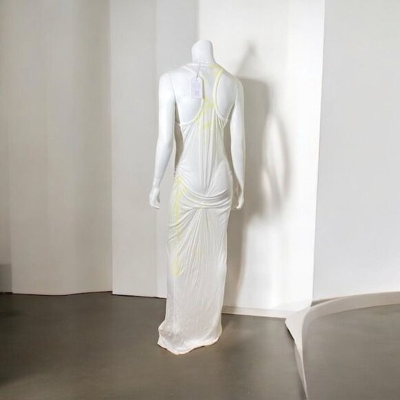 Young Fabulous & Broke Maxi Dress White Yellow, Size Large - Picture 10 of 13